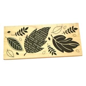 Hero Arts Scattered Leaf Border K5230 Rubber Stamp